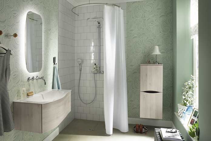 Rideau de douche Garance - Best Interior, le meilleur de l'intérieur