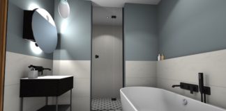 Une salle de bain moderne